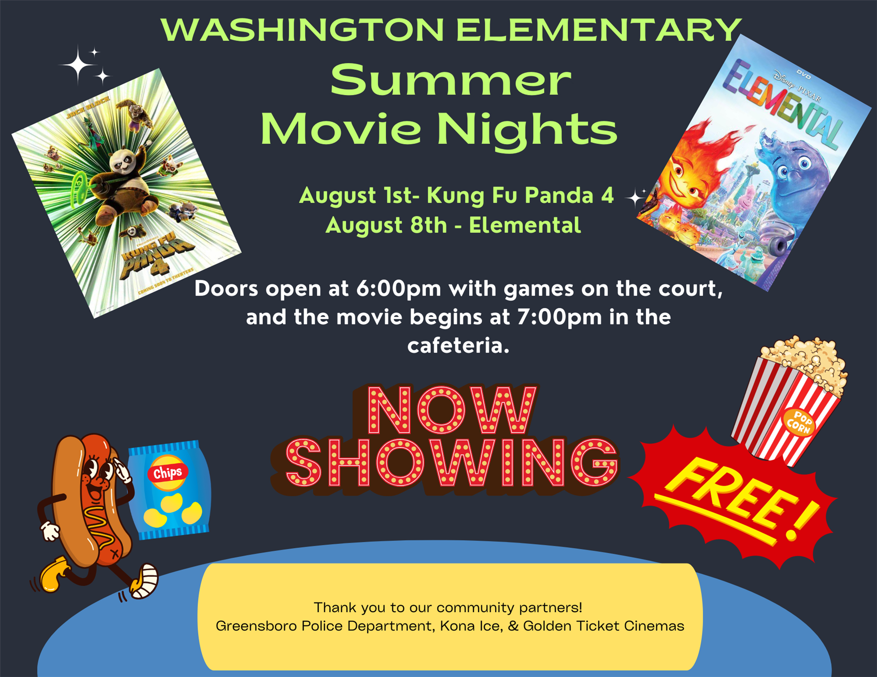 movie night flyer